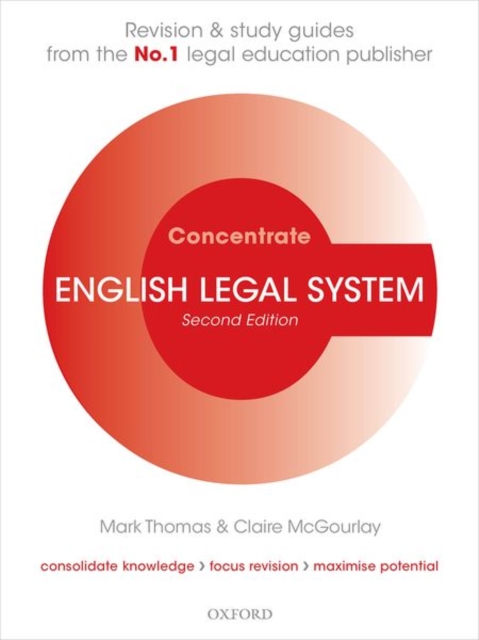 English Legal System Concentrate : Law Revision and Study Guide, Paperback / softback Book