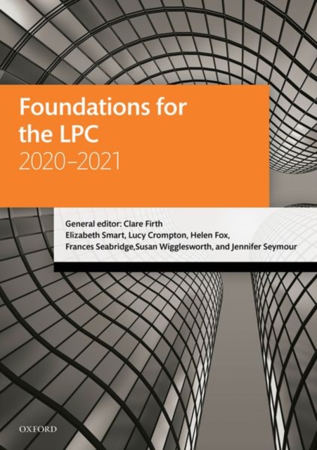 Foundations for the LPC 2020-2021, Paperback / softback Book