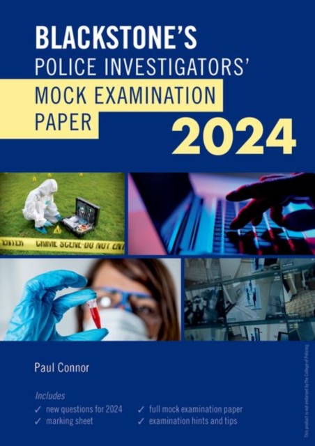 Blackstone's Police Investigators Mock Exam 2024, Paperback / softback Book