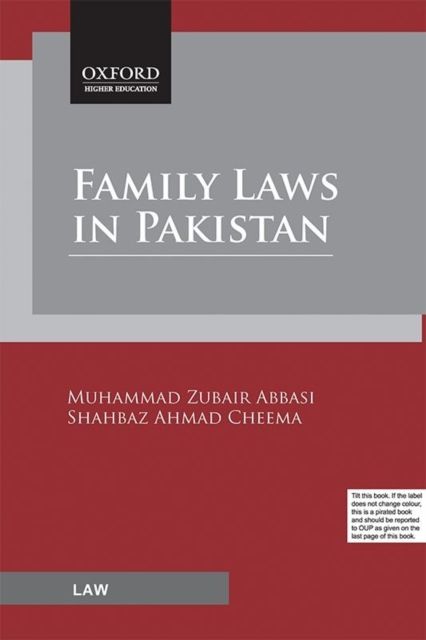Family Laws in Pakistan, Paperback / softback Book