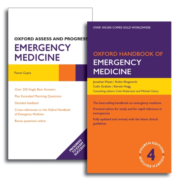 Oxford Handbook of Emergency Medicine and Oxford Assess and Progress: Emergency Medicine Pack, Multiple copy pack Book