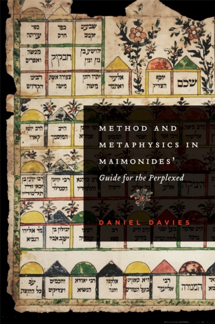 Method and Metaphysics in Maimonides' Guide for the Perplexed, PDF eBook