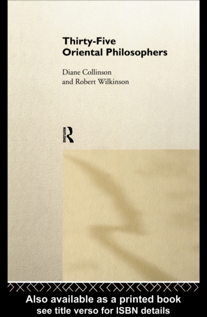 Thirty-Five Oriental Philosophers, PDF eBook