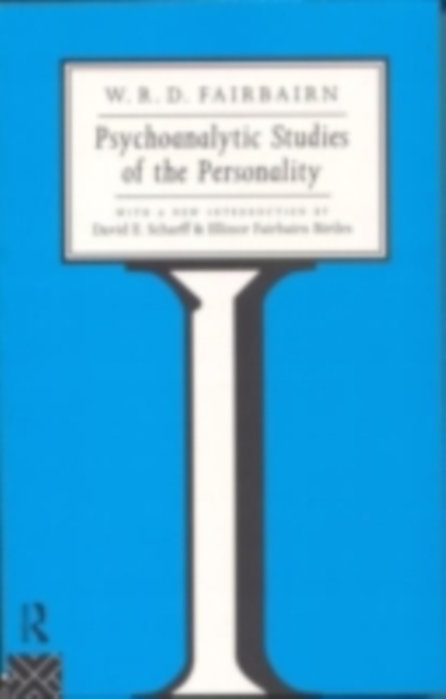 Psychoanalytic Studies of the Personality, PDF eBook