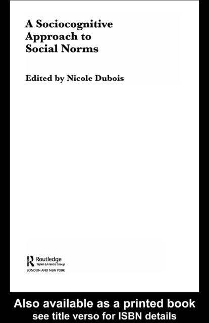 A Sociocognitive Approach to Social Norms, PDF eBook