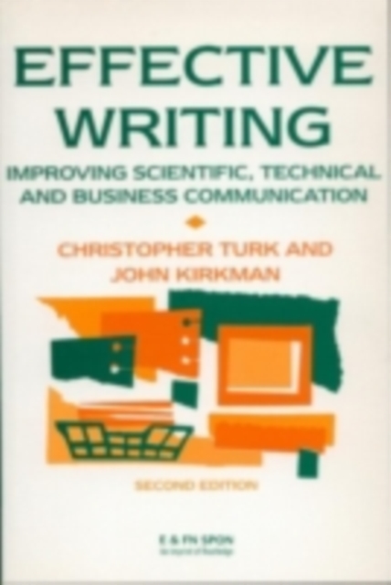 Effective Writing : Improving Scientific, Technical and Business Communication, PDF eBook