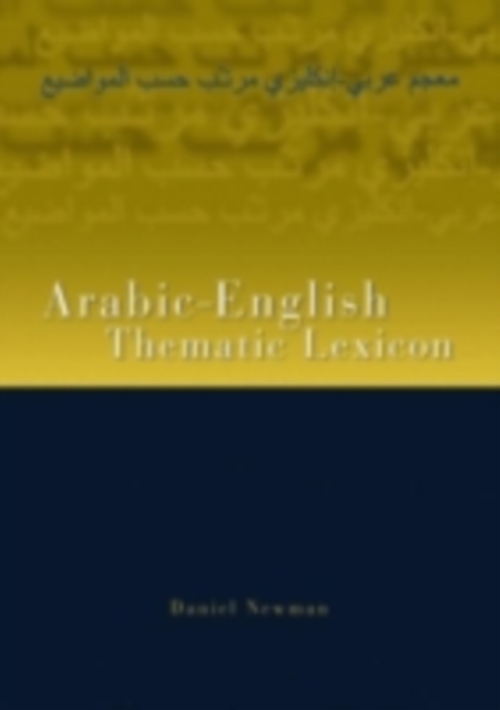 The Arabic/English Thematic Lexicon, PDF eBook