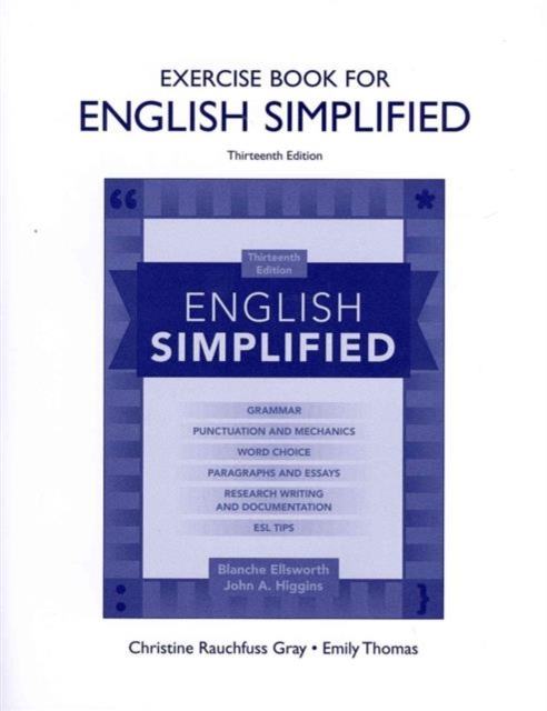 Exercise Book for English Simplified, Paperback / softback Book