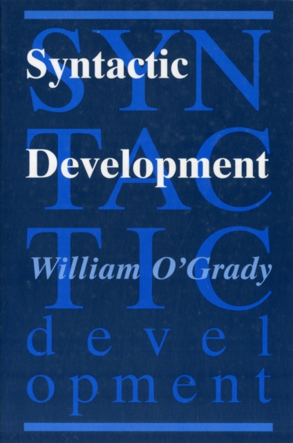 Syntactic Development, Paperback / softback Book
