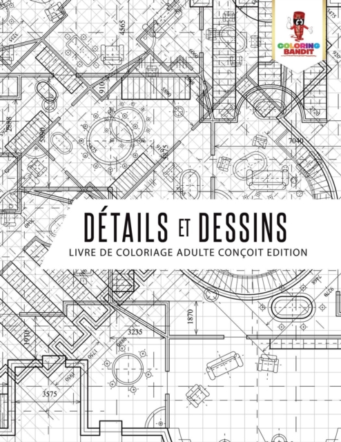 Details et Dessins : Livre De Coloriage Adulte Concoit Edition, Paperback / softback Book