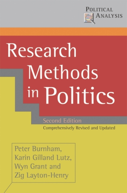 Research Methods in Politics, Paperback / softback Book