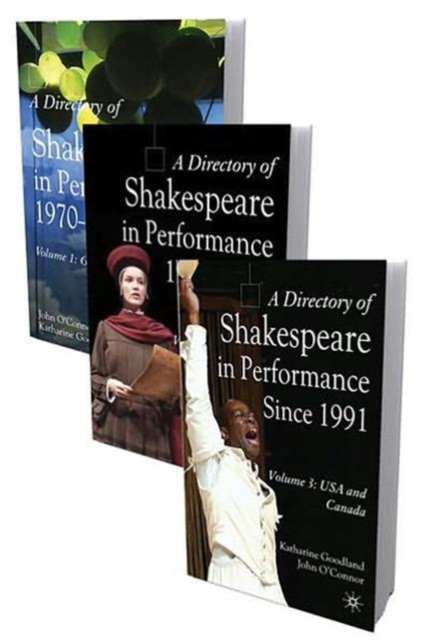 A Directory of Shakespeare in Performance : v. 1-3, Hardback Book