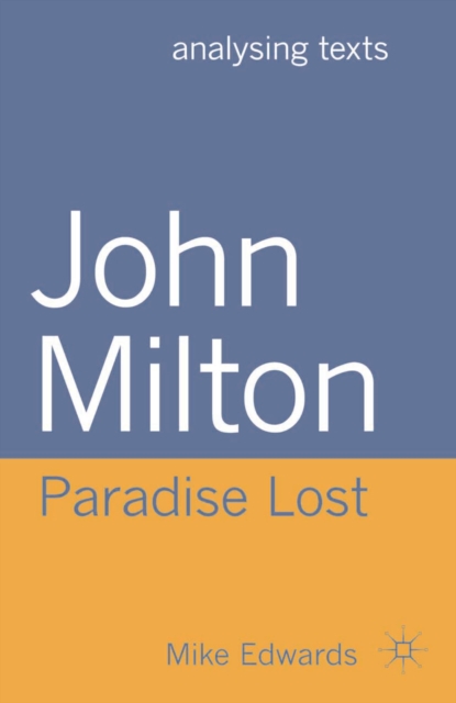 John Milton: Paradise Lost, Paperback / softback Book