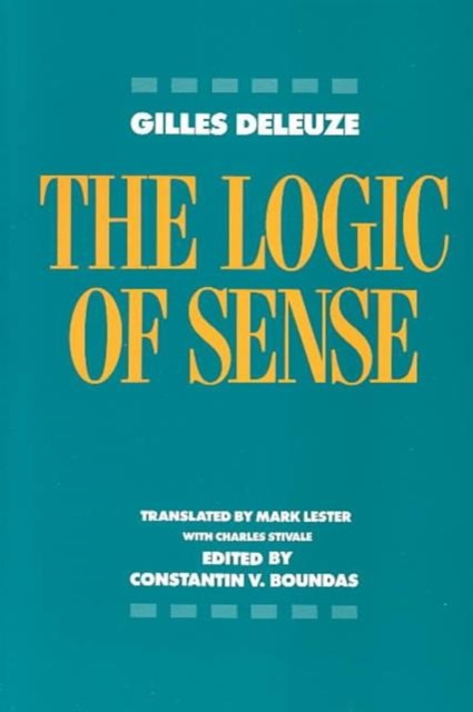 The Logic of Sense, Paperback / softback Book