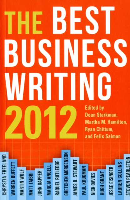 The Best Business Writing 2012, Paperback / softback Book
