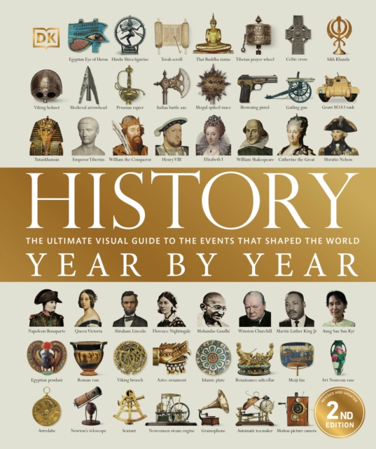 History Year by Year : The ultimate visual guide to the events that shaped the world, Hardback Book