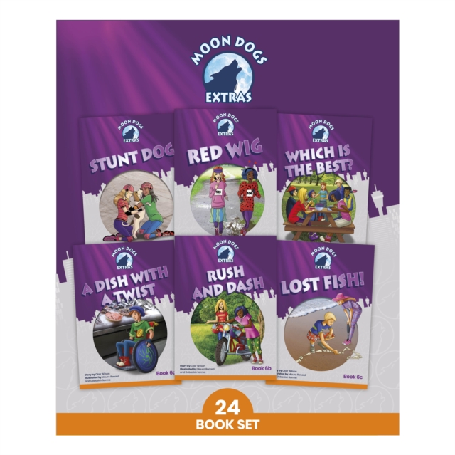 Phonic Books Moon Dogs Extras Set 2 : Adjacent consonants and consonant digraphs, Multiple-component retail product, slip-cased Book
