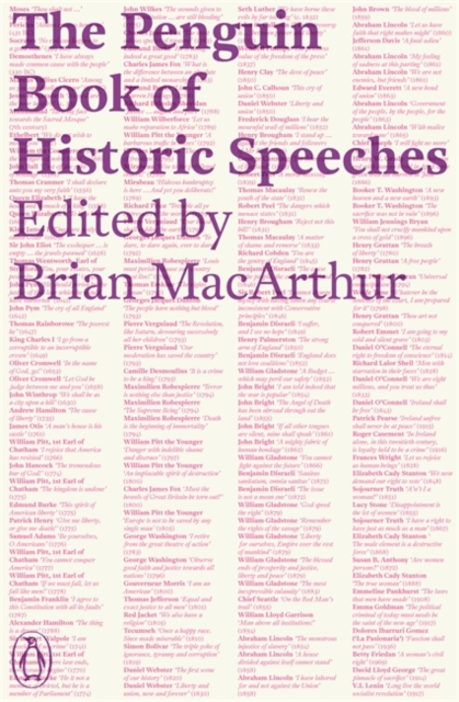 The Penguin Book of Historic Speeches, Paperback Book