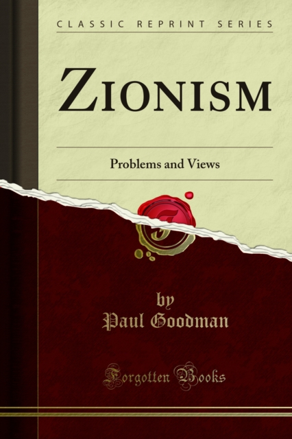 Zionism : Problems and Views, PDF eBook