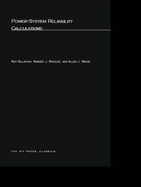 Power-System Reliability Calculations, PDF eBook