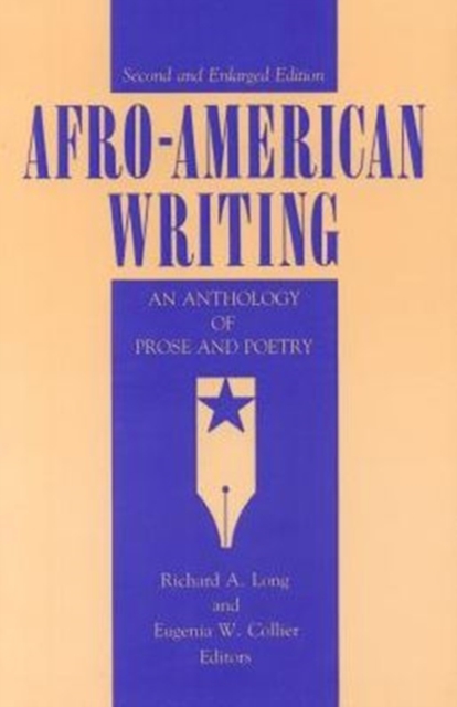 Afro-American Writing : An Anthology of Prose and Poetry, Hardback Book