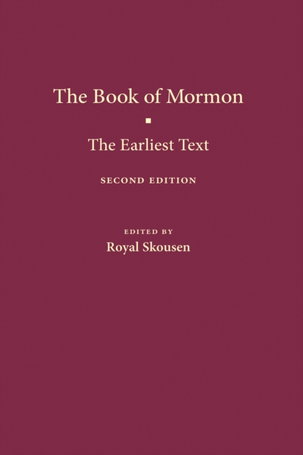 The Book of Mormon : The Earliest Text, PDF eBook