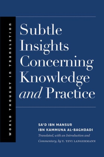 Subtle Insights Concerning Knowledge and Practice, Hardback Book