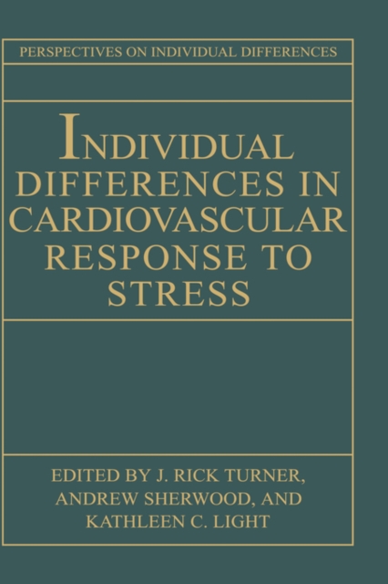 Individual Differences in Cardiovascular Response to Stress, Hardback Book