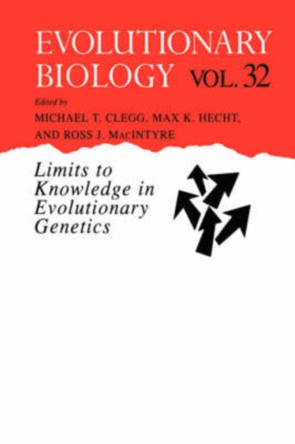 Evolutionary Biology : Limits to Knowledge in Evolutionary Genetics, Hardback Book