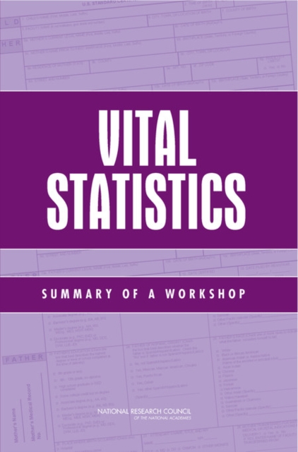 Vital Statistics : Summary of a Workshop, Paperback / softback Book