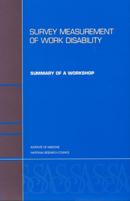 Survey Measurement of Work Disability : Summary of a Workshop, EPUB eBook