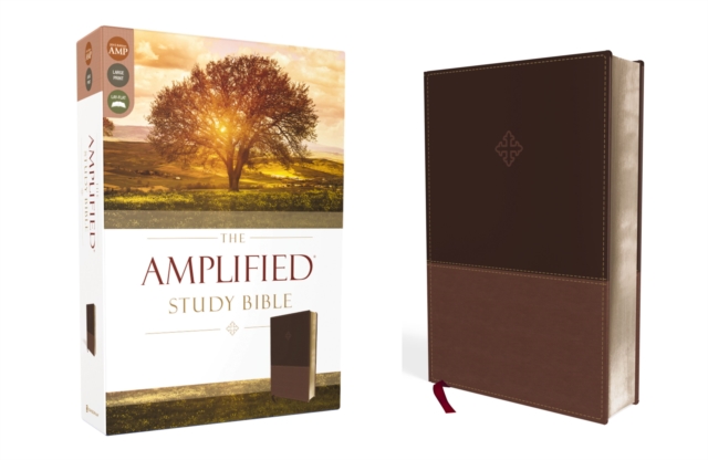 The Amplified Study Bible, Leathersoft, Brown, Leather / fine binding Book