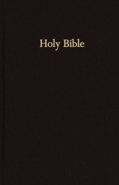 KJV, Pew Bible, Large Print, Hardcover, Black, Red Letter Edition, Hardback Book