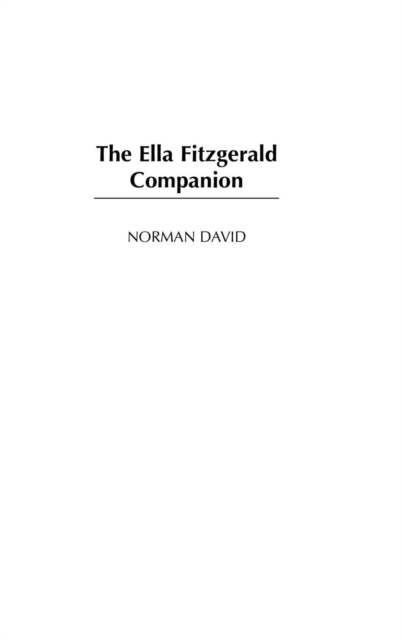 The Ella Fitzgerald Companion, Hardback Book