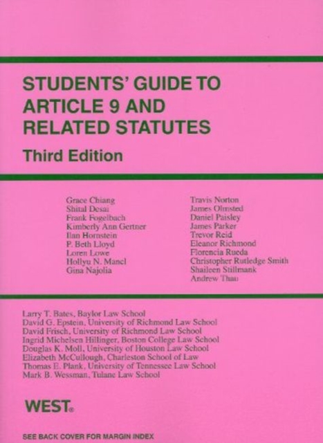Students' Guide to Article 9 and Related Statutes, Paperback / softback Book