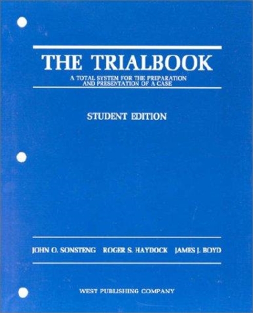 The Trialbook, Novelty book Book