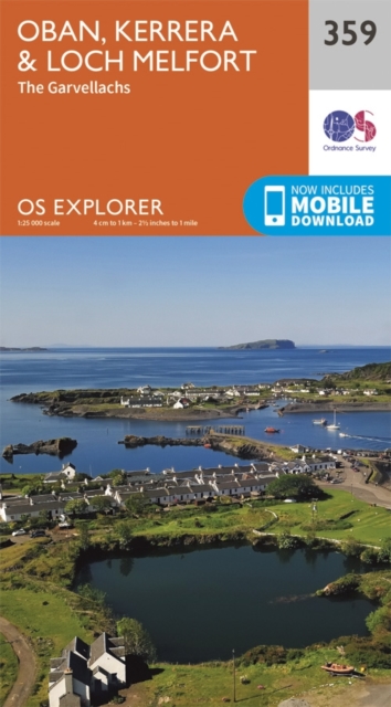 Oban, Kerrera and Loch Melfort, Sheet map, folded Book