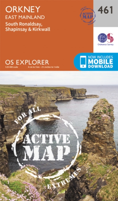 Orkney - East Mainland, Sheet map, folded Book