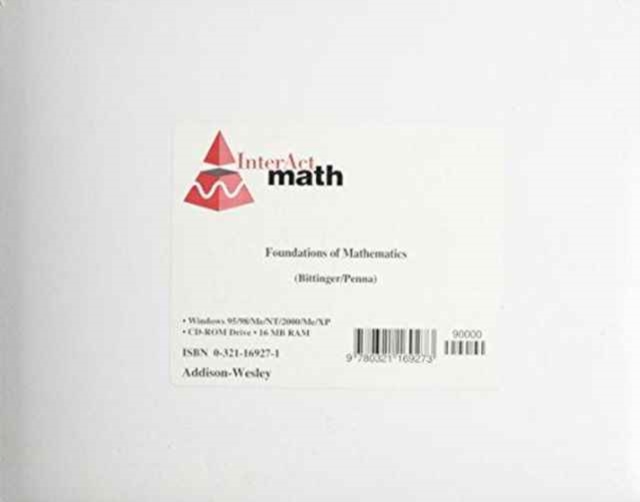 InterAct Math Student Tutorial for Foundations of Mathematics, CD-ROM Book