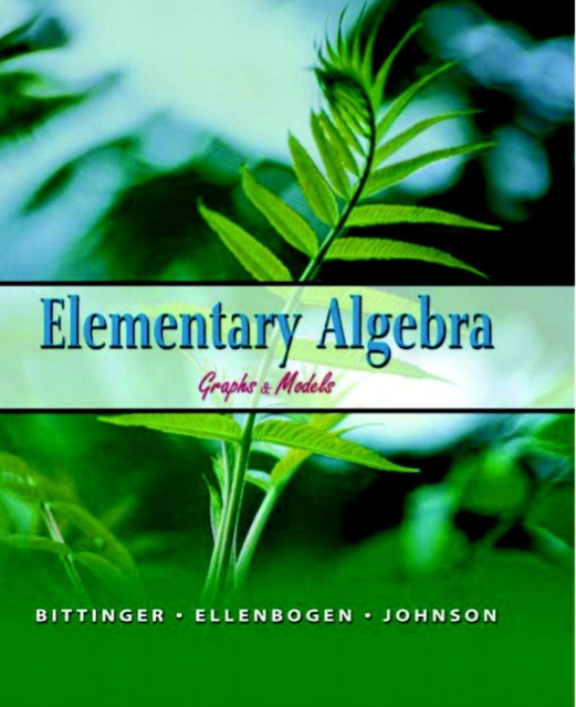 Elementary Algebra : Graphs and Models, Hardback Book