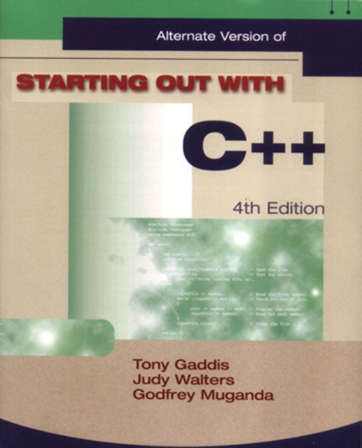 Starting Out with C++ : Alternate AND Addison-Wesley's C++ Backpack Reference Guide, Quantity pack Book