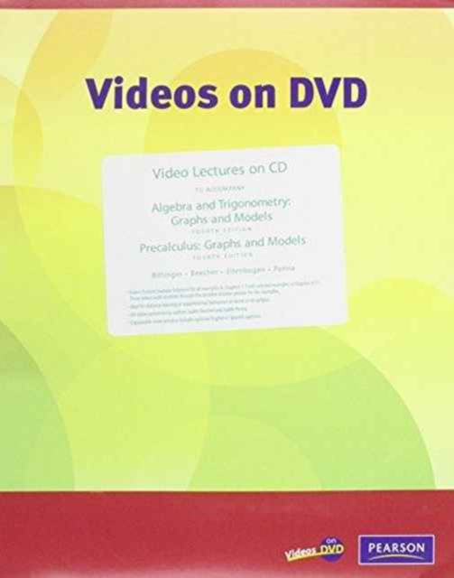 Video Lectures on CD with Optional Captioning for Algebra and Trigonometry/Precalculus : Graphs and Models, CD-ROM Book