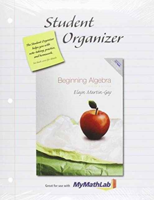 Student Organizer for Beginning Algebra, Paperback Book