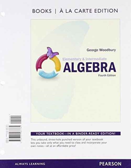 Elementary & Intermediate Algebra, Books a la Carte Edition, Loose-leaf Book