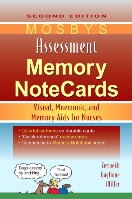 Mosby's Assessment Memory NoteCards : Visual, Mnemonic, and Memory Aids for Nurses, Spiral bound Book
