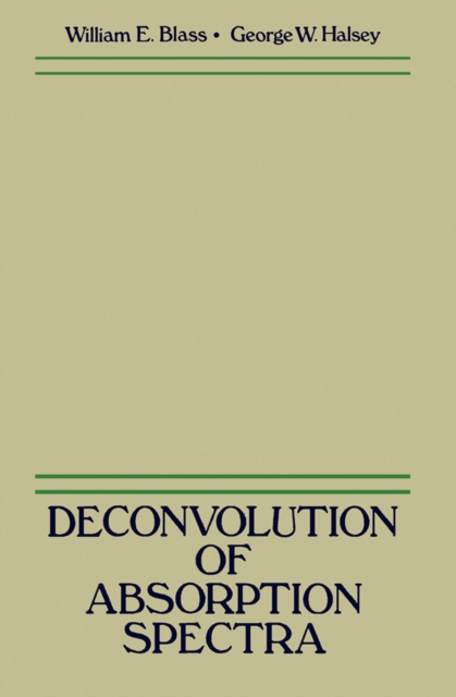 Deconvolution of Absorption Spectra, PDF eBook