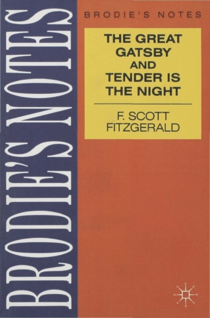 Fitzgerald: The Great Gatsby/Tender is the Night, Paperback / softback Book