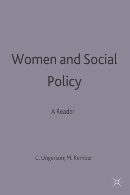 Women and Social Policy : A Reader, Paperback / softback Book
