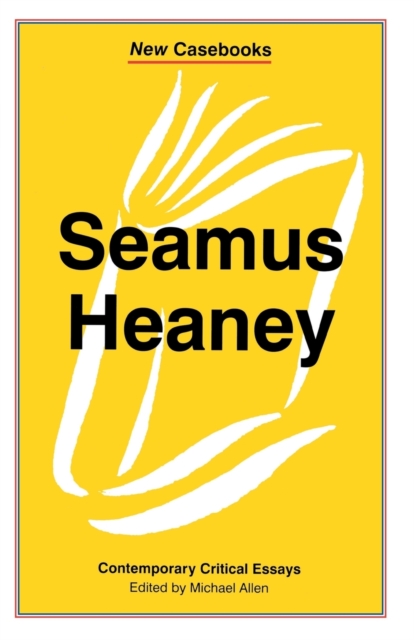 Seamus Heaney, Paperback / softback Book
