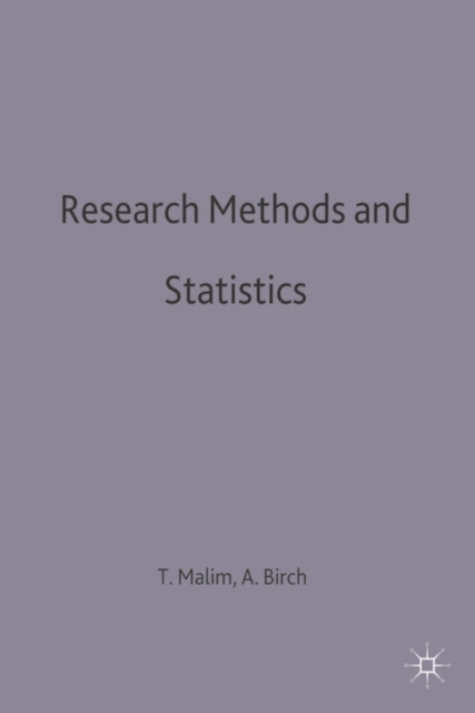 Research Methods and Statistics, Paperback / softback Book